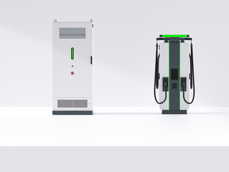 Zero-carbon-carbon EV charging station with solar panels and wind turbines